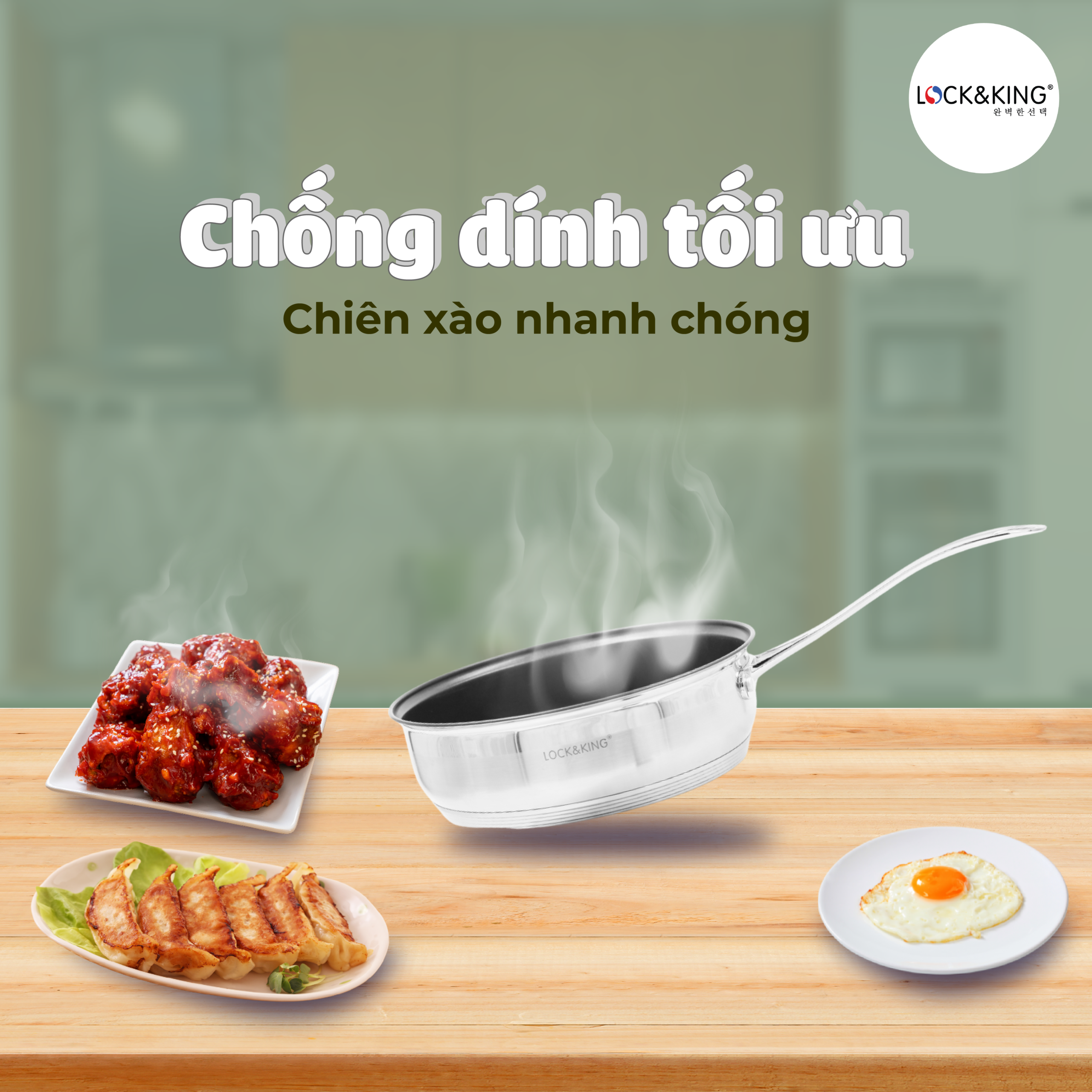 Bộ Nồi Inox 5 Đáy Cao Cấp Lock&King LK-358 - Ảnh 10